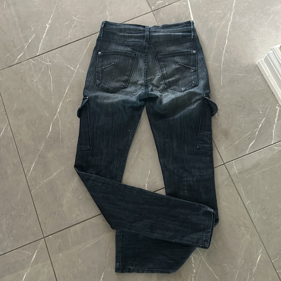 James Jeans Vintage Cargo Blue Denim Jeans - Size 25- Very Good Condition - Picture 9 of 10